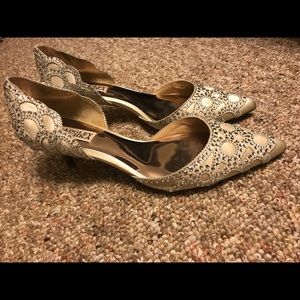 Ivory Badgley Mischka Ginny D'Orsay Kitten Heels